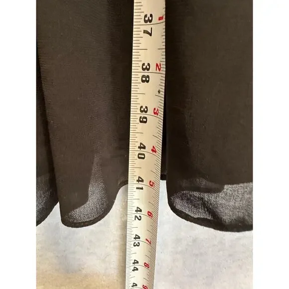 NWT Twenty One Women M Dress Black Cream Roses Lined Cocktail Whimsigoth Fairy‎ - Picture 6 of 12